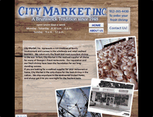 Tablet Screenshot of citymarketseafood.com